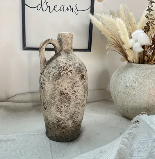 Rustic Bohemian Ceramic Vase